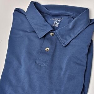 Dickies Men's Polo Shirt Blue 2XL